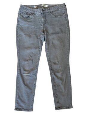 Sonoma Women's Skinny Jeans Size 10S Gray Stretch Denim Short 27 inch inseam